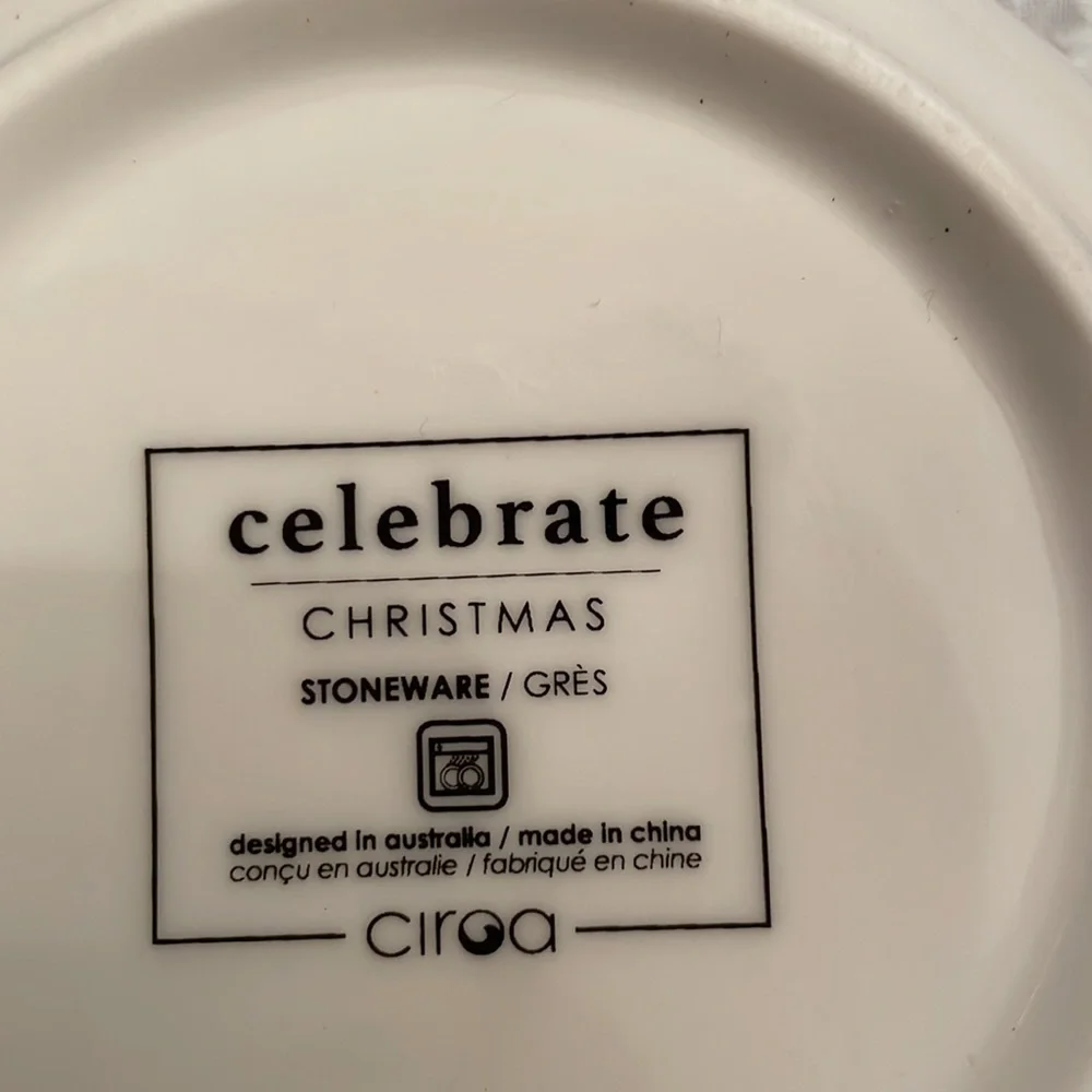Dachshund holiday themed canister.